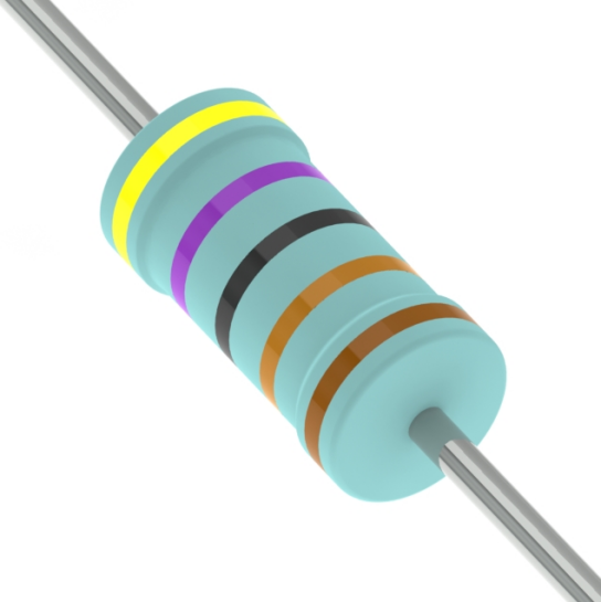 470k resistor color code 5 band